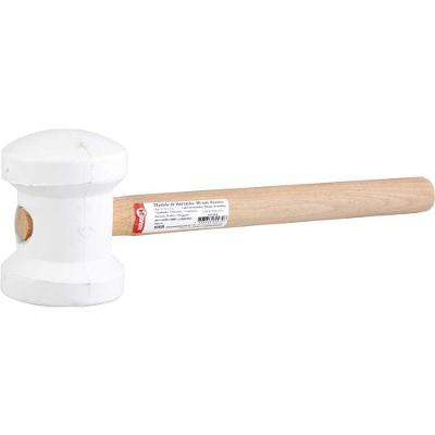 Martelo De Borracha 80mm Branco Nove54