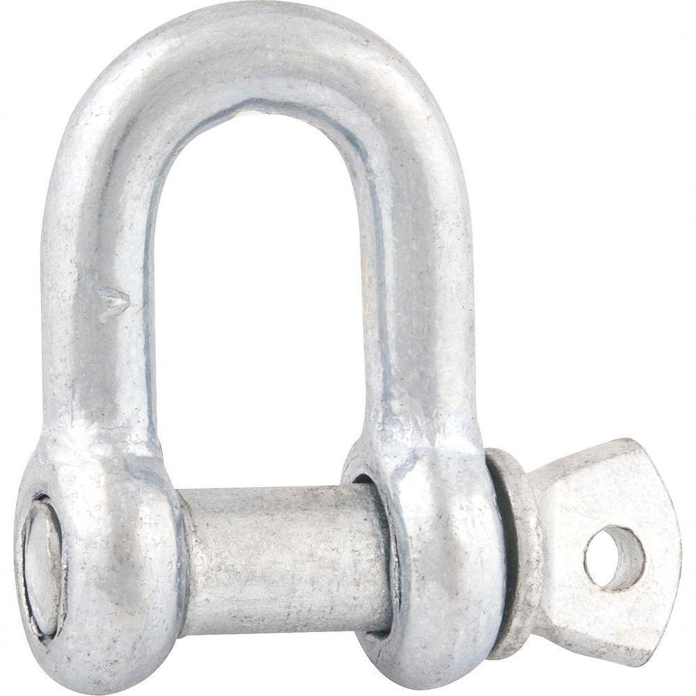 Manilha Para Cabo De Aço 1-4" Reta Leve Galvanizado - Vonder - 1