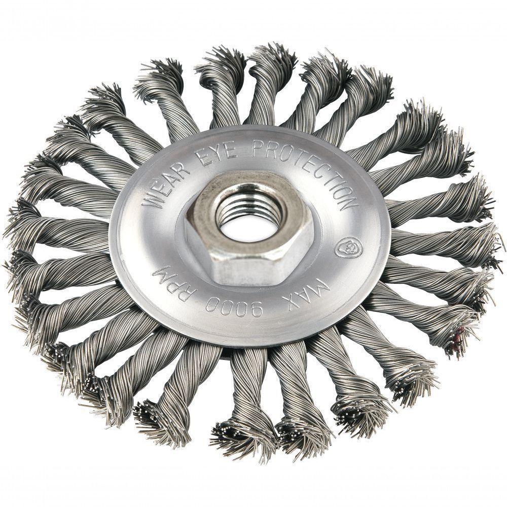 Escova Circular Torcida 4.1-2x1-2 Rosca M14 Pol Vonder - 1