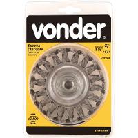 Escova Circular Torcida 4.1-2x1-2 Rosca M14 Pol Vonder - 2
