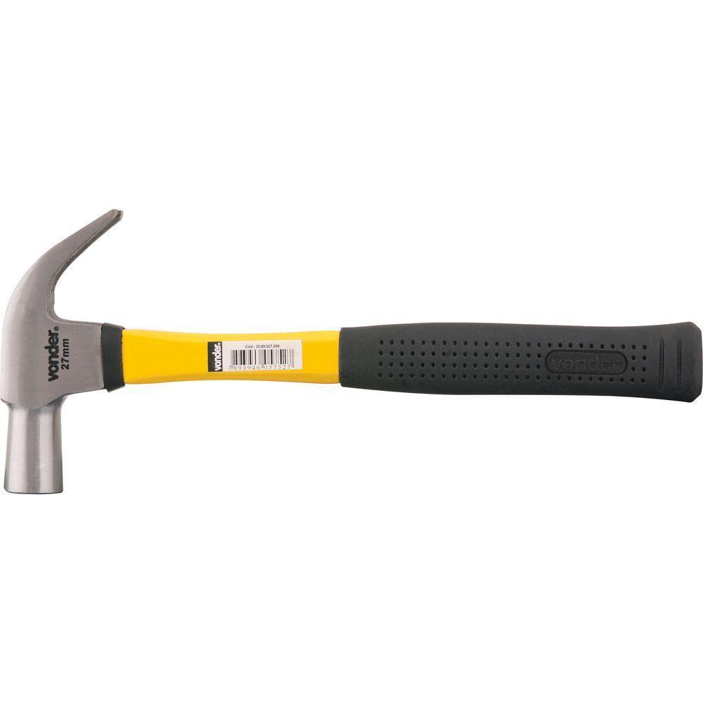 Martelo Unha 27mm Aço Forjado Cabo Fibra Emborrachado - Vond - 2