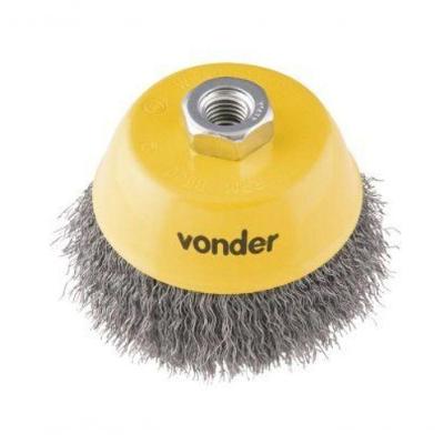 Escova Copo Ondulada 3 Rosca M14 Polido 12500rpm Vonder