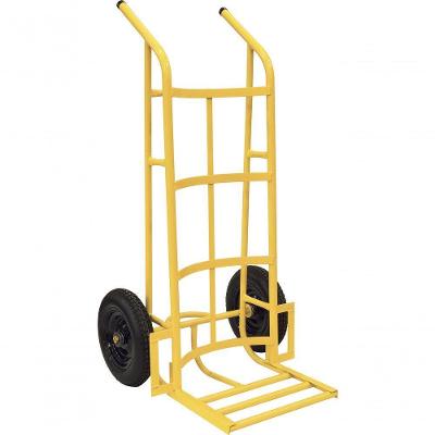 Carrinho Para Armazém 400kg Metálico Super Pesado Roda Pneu