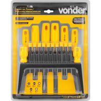 Chave Fenda-phillips-hexagonal Jogo 18 Peças Vonder - 1