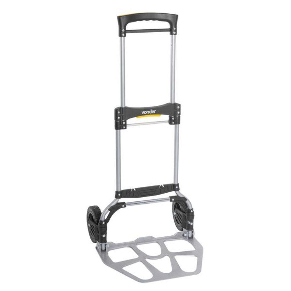 Carrinho Aluminio Dobrável 100kg Vonder - 4