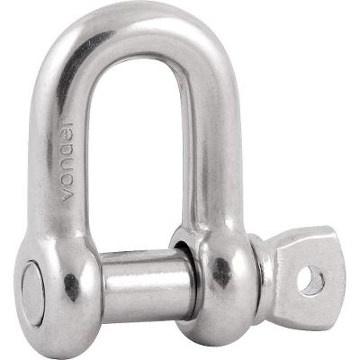 Manilha Reta Para Cabo De Aço 3-8 Aço Inox - Vonder