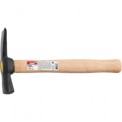Martelo Pedreiro 1 Corte Aço Forjado Cabo Madeira - Nove54