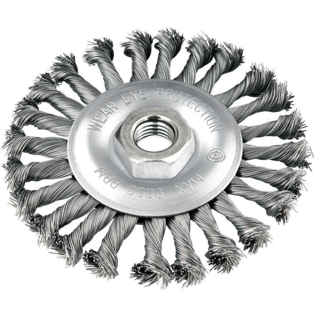 Escova Circular Torcida 4x1-2 Rosca M14 12500rpm Vonder - 1