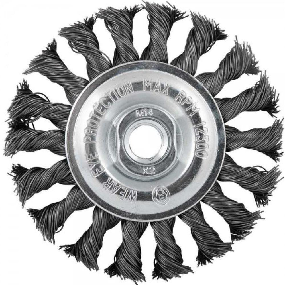 Escova Circular Torcida 4x1-2 Rosca M14 12500rpm Vonder - 3