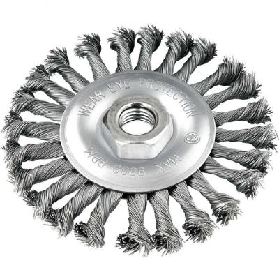 Escova Circular Torcida 4x1-2 Rosca M14 12500rpm Vonder