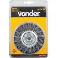 Escova Circular Torcida 4x1-2 Rosca M14 12500rpm Vonder - 2