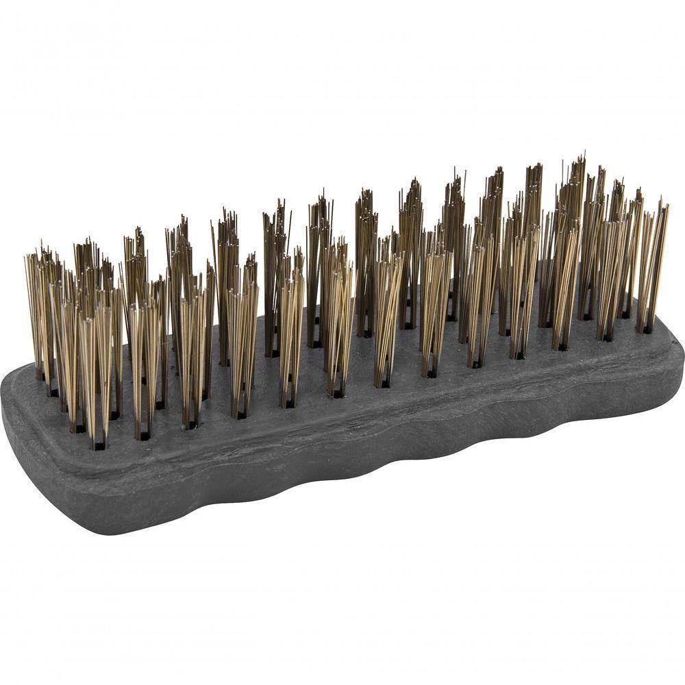 Escova Manual Sem Cabo Aço Carbono Cepa Plástico - Nove54 - 1