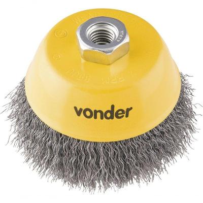 Escova Copo Ondulada 4 Rosca M14 Polido 8500rpm Vonder