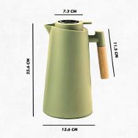 Garrafa Térmica Com Termômetro 1L Verde - 2