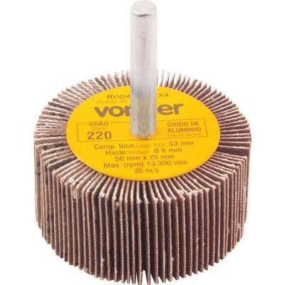 Roda De Lixa 50x25mm Com Haste G220 - Vonder