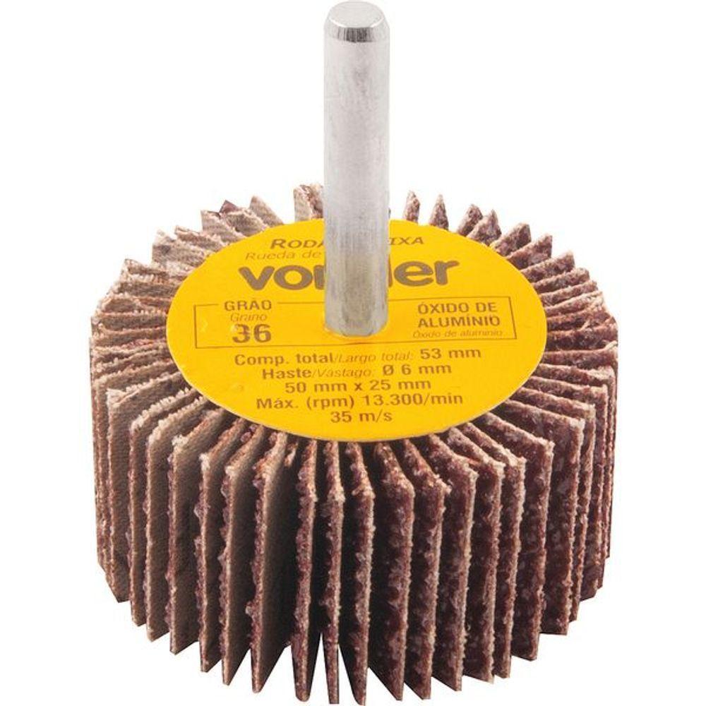 Roda De Lixa 50x25mm Com Haste G36 - Vonder - 1