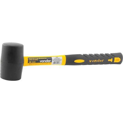 Martelo De Borracha 45mm Com Cabo De Fibra - Vonder