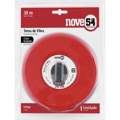 Trena Fibra 30mx12,5mm Longa Fechada - Nove54
