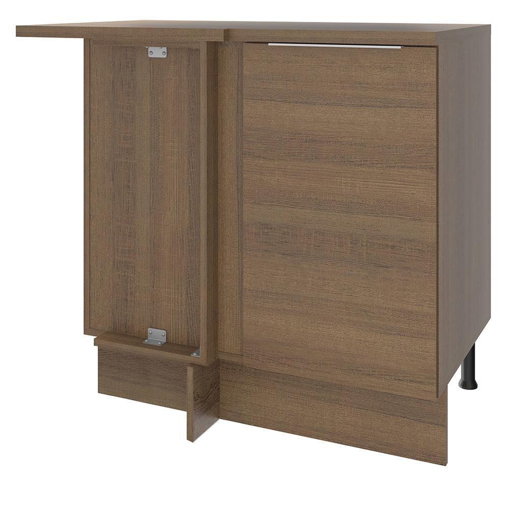 Balcão de Canto Stella 1 Porta Rustic Madesa - 1