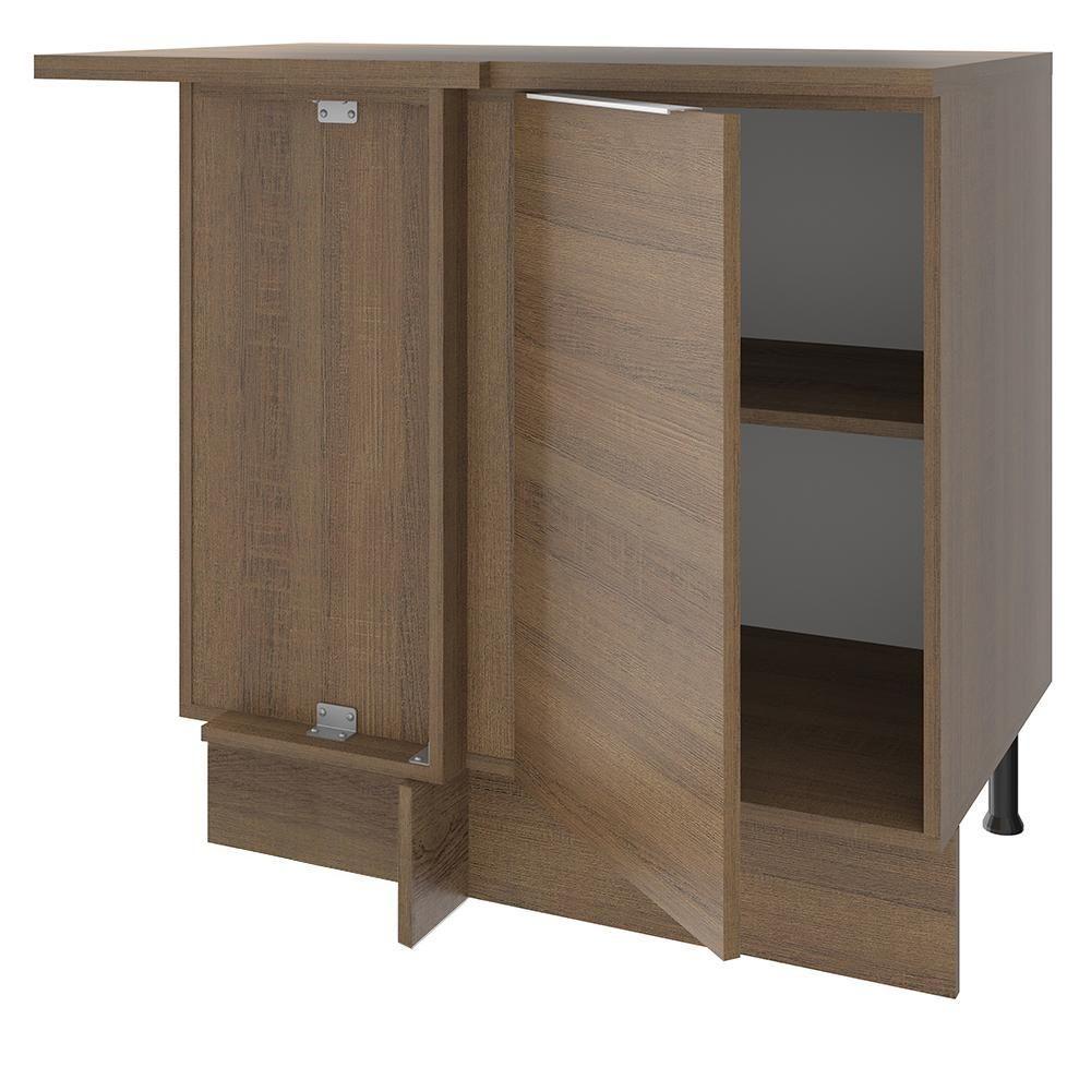 Balcão de Canto Stella 1 Porta Rustic Madesa - 4