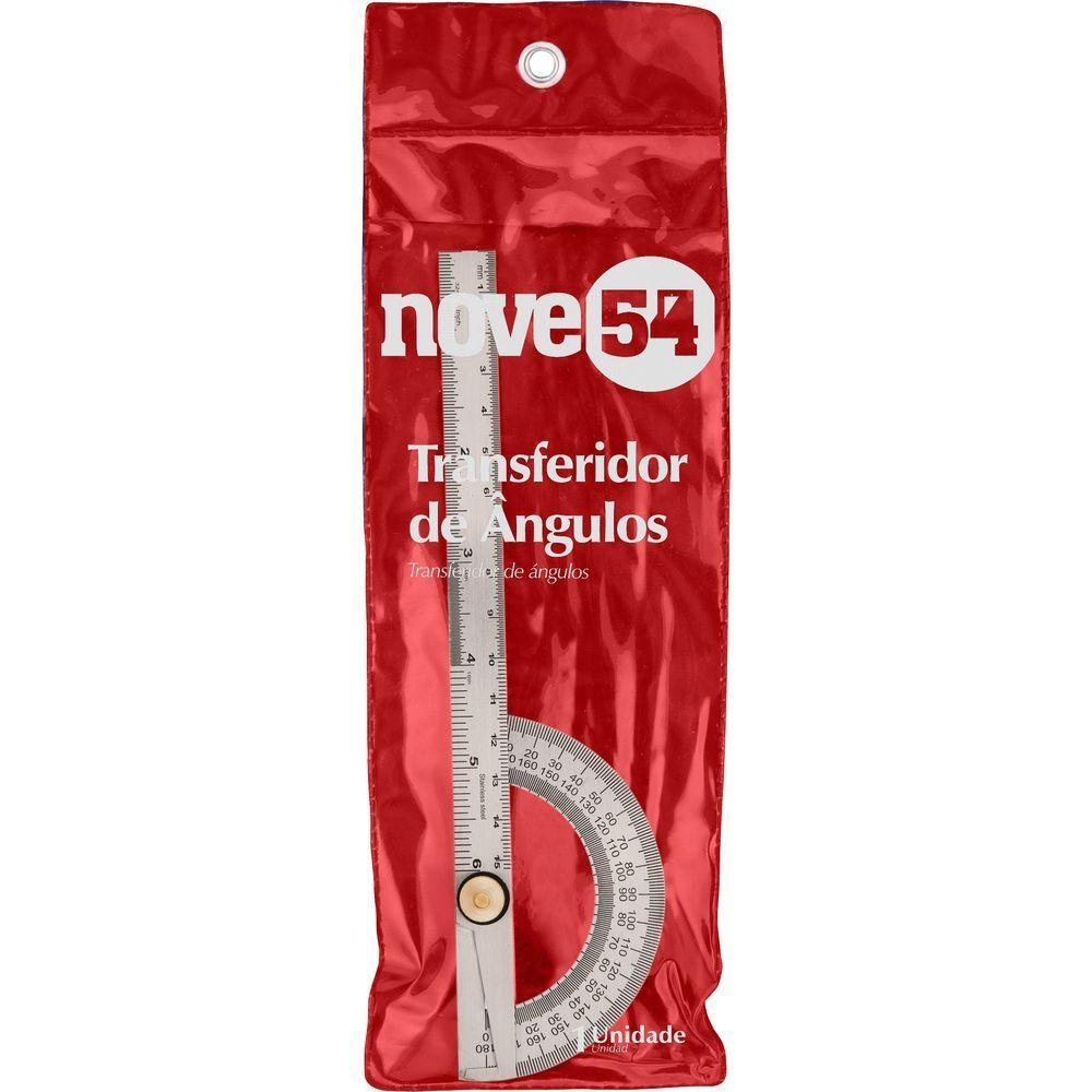 Transferidor De ângulos Goniômetro 0-180 Graus Aço Carbono - - 2