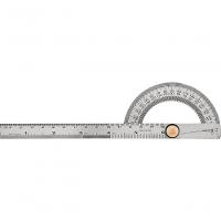 Transferidor De ângulos Goniômetro 0-180 Graus Aço Carbono - - 1