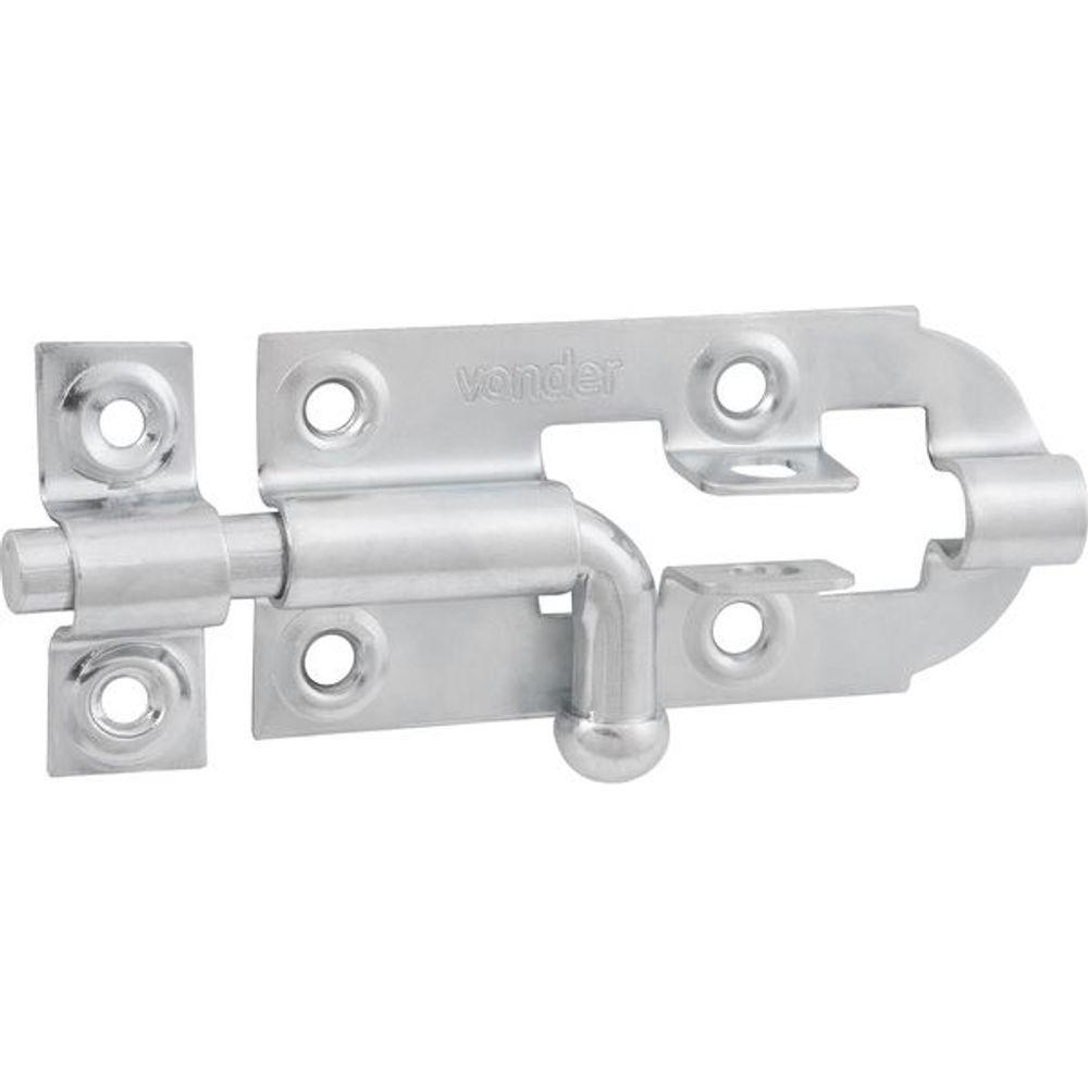 Fechadura Redondo 4" Aço Carbono Zincado Pacote 12 Pç Vonder - 1