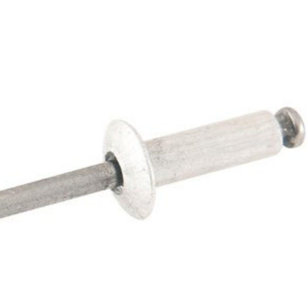 Rebite Repuxo De Alumínio 4,8x22,0mm Mandril Aço Com 1000 Pe - 4