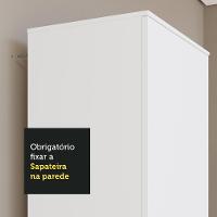 Armário Multiuso 60 Cm 1 Porta Branco Madesa Branco