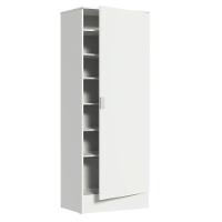 Armário Multiuso 60 Cm 1 Porta Branco Madesa Branco - 10