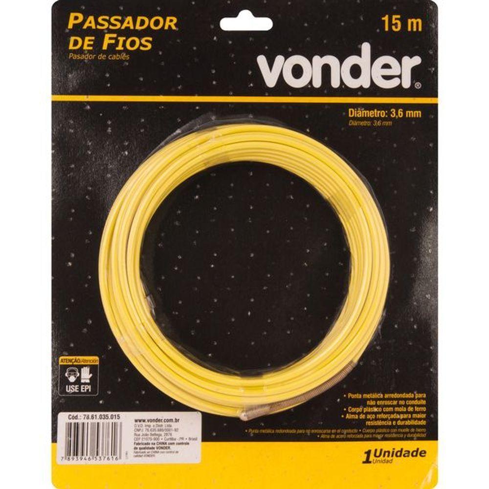 Pasador De Fio 15m Com Alma De Aço - Vonder - 2