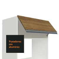 Armário Smart 100% Mdf 300cm com Balcão e Tampo Branco - 3