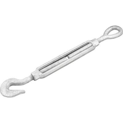 Esticador Para Cabo De Aço 3-4 Gancho X Olhal Leve Galvaniz