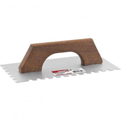 Desempenadeira Aço Dentada 12,0x25,0cm Cabo Total Madeira Fe