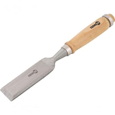 Formão Chanfrado 7-8" Aço Carbono Cabo Madeira - Nove54