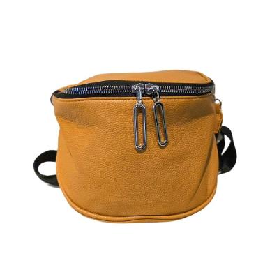 Bolsa Transversal Pochete Alça Ajustável Casual Lisa Amarelo