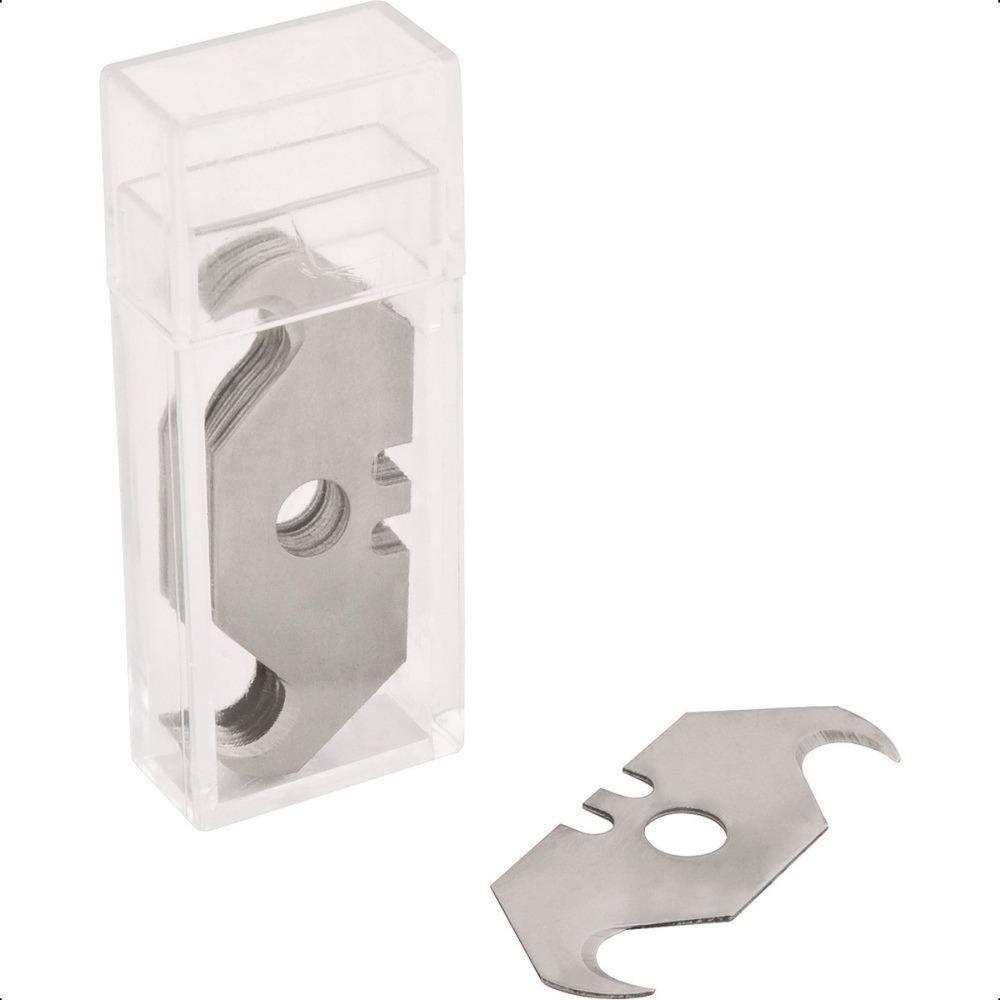 Lamina Para Estilete Trapezoidal Corte Curvo Com 10 Pç Cart - 5