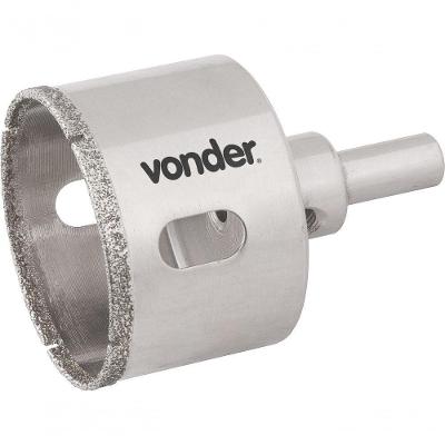 Serra Copo Diamantada 76mm Com Haste Para Alvenaria - Vonder
