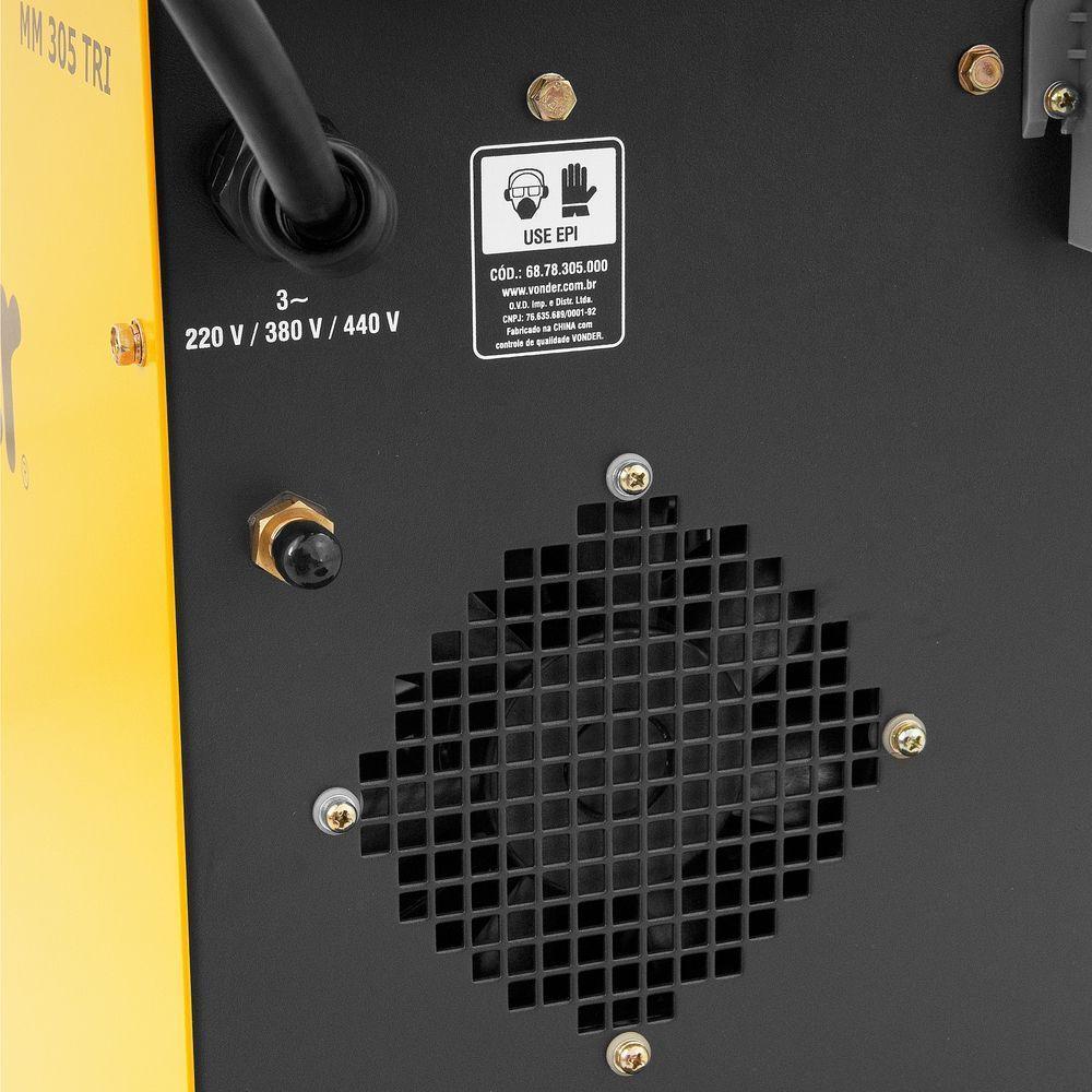Maquina De Solda Mig Mag 300a 220-380-440 Volts Trifásica Ca - 5
