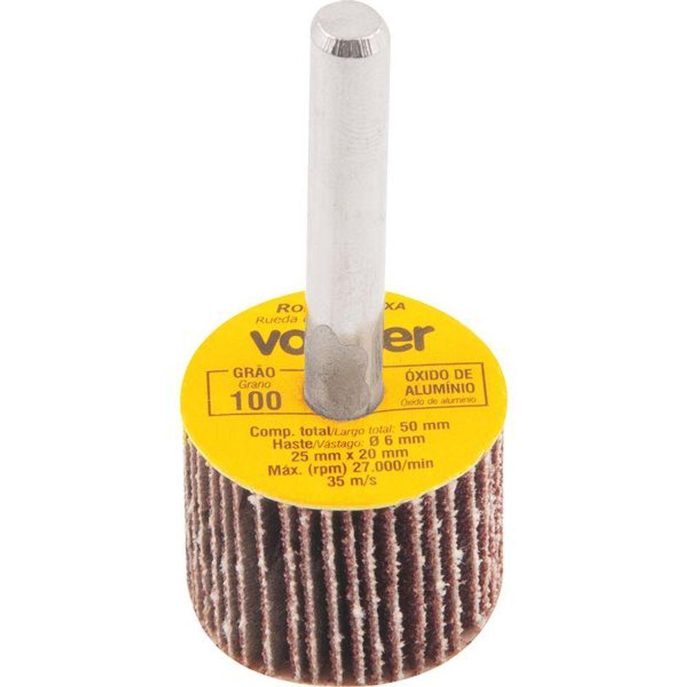 Roda De Lixa 25x20mm Com Haste G100 - Vonder - 1