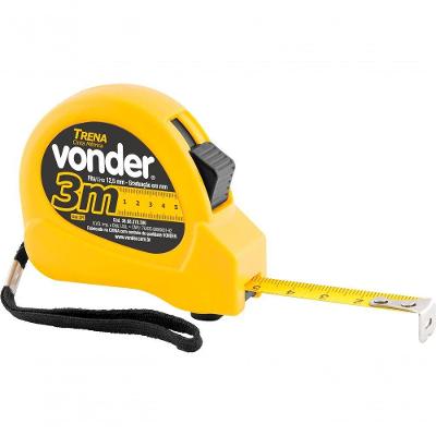 Trena Aço 3mx12,5mm Curta Mm-mm - Vonder