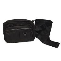 Pochete Mochila Frontal Peito Tática Caminhada Ciclismo Celular Preto - 1