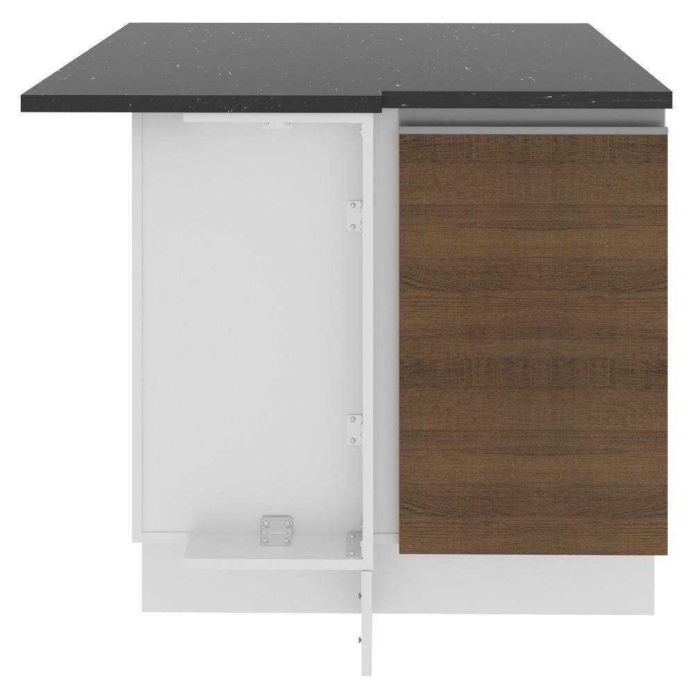Balcão Canto Acordes Glamy 100% MDF 1 Porta BR/Rustic Madesa - 2