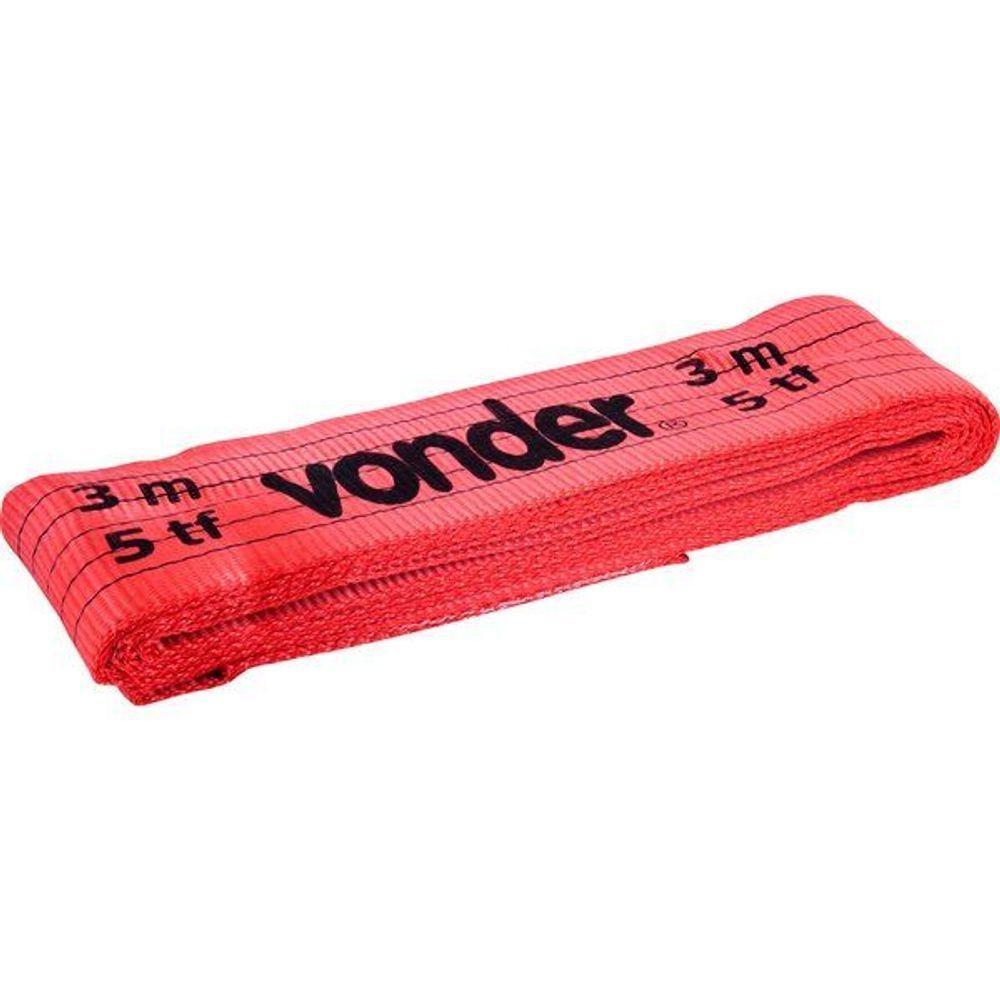 Cinta Elevação De Carga Vonder 7:1 3 Metros 5 Toneladas - 6