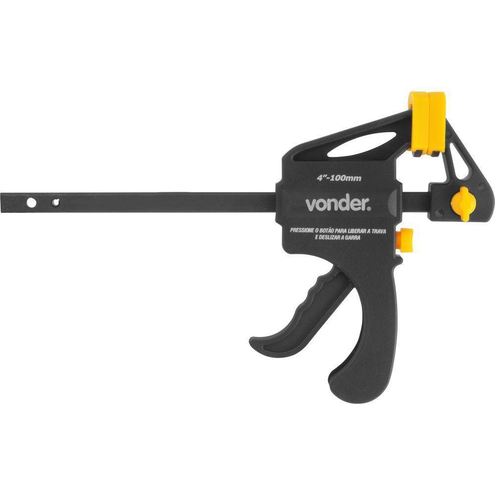 Grampo Tipo Sargento De Aperto Rápido 4" Ga 304 - Vonder - 1