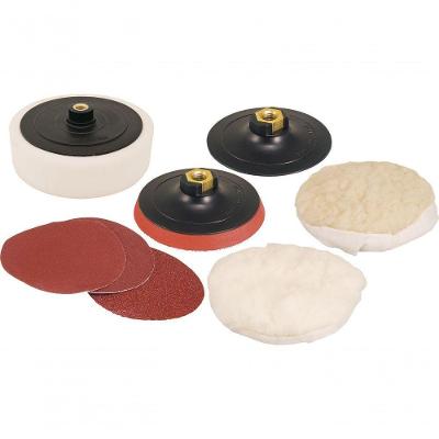 Jogo Lixamento E Polimento 7" Rosca M14 Com8 Peças - Vonder