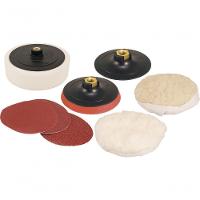 Jogo Lixamento E Polimento 7" Rosca M14 Com8 Peças - Vonder - 1