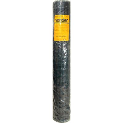 Tela Alambrado Verde 100x50x2,5mm 2,0x25 Metros - Vonder
