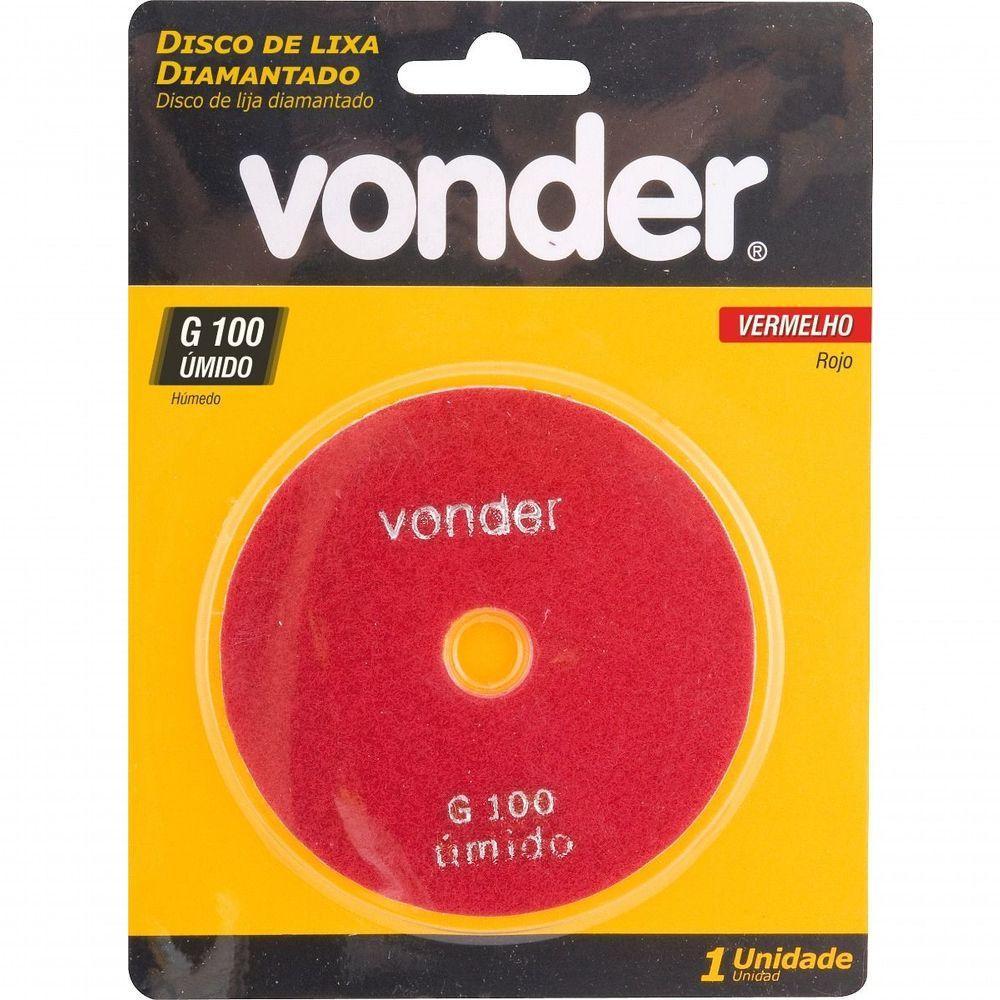 Disco Lixa Diamantado Umido 4 G 100 Vonder - 4