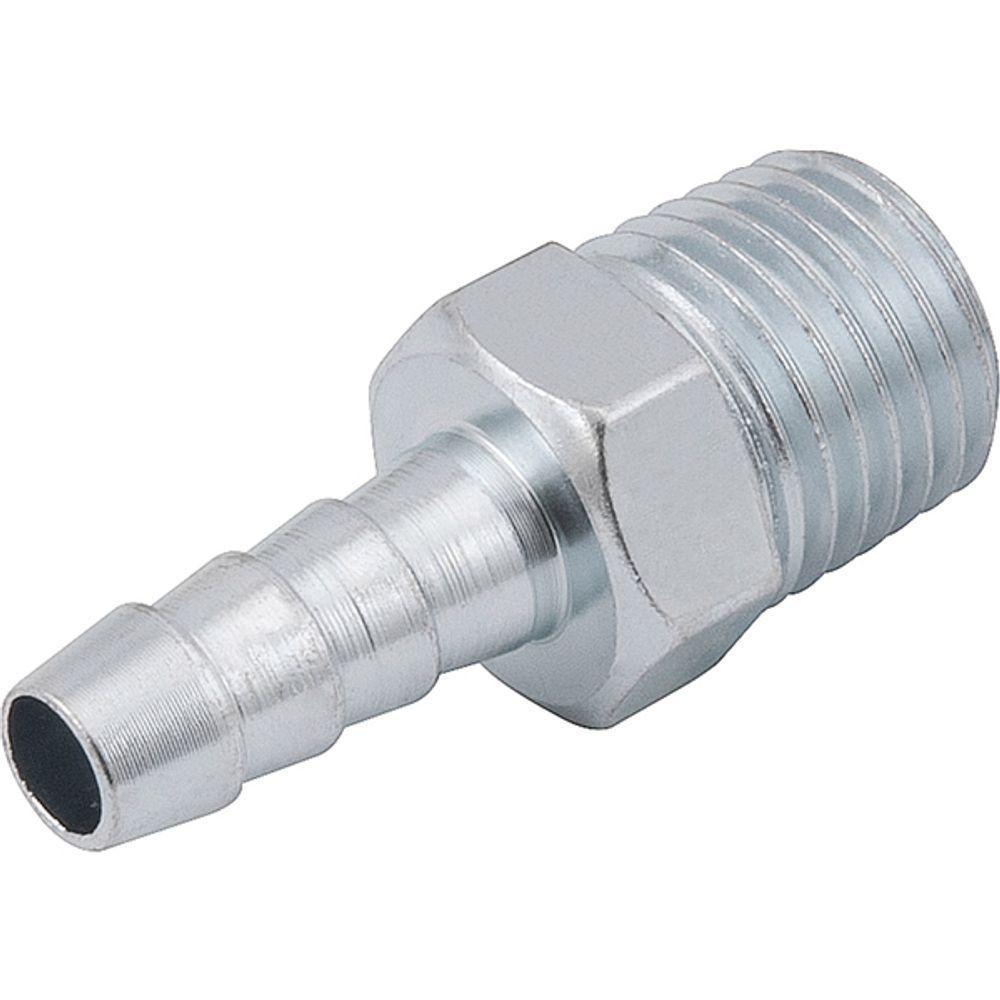 Espigão Fixo Macho Mangueira 1-4 Rosca 1-4 Npt Aço Zi Vonder - 2